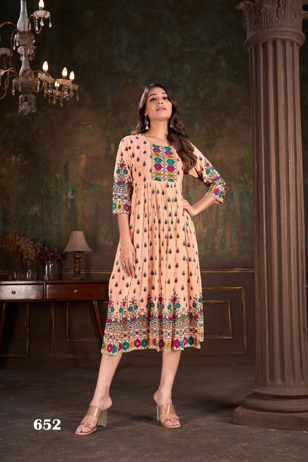 Moon Night By Jivora Printed Cotton Kurtis Catalog